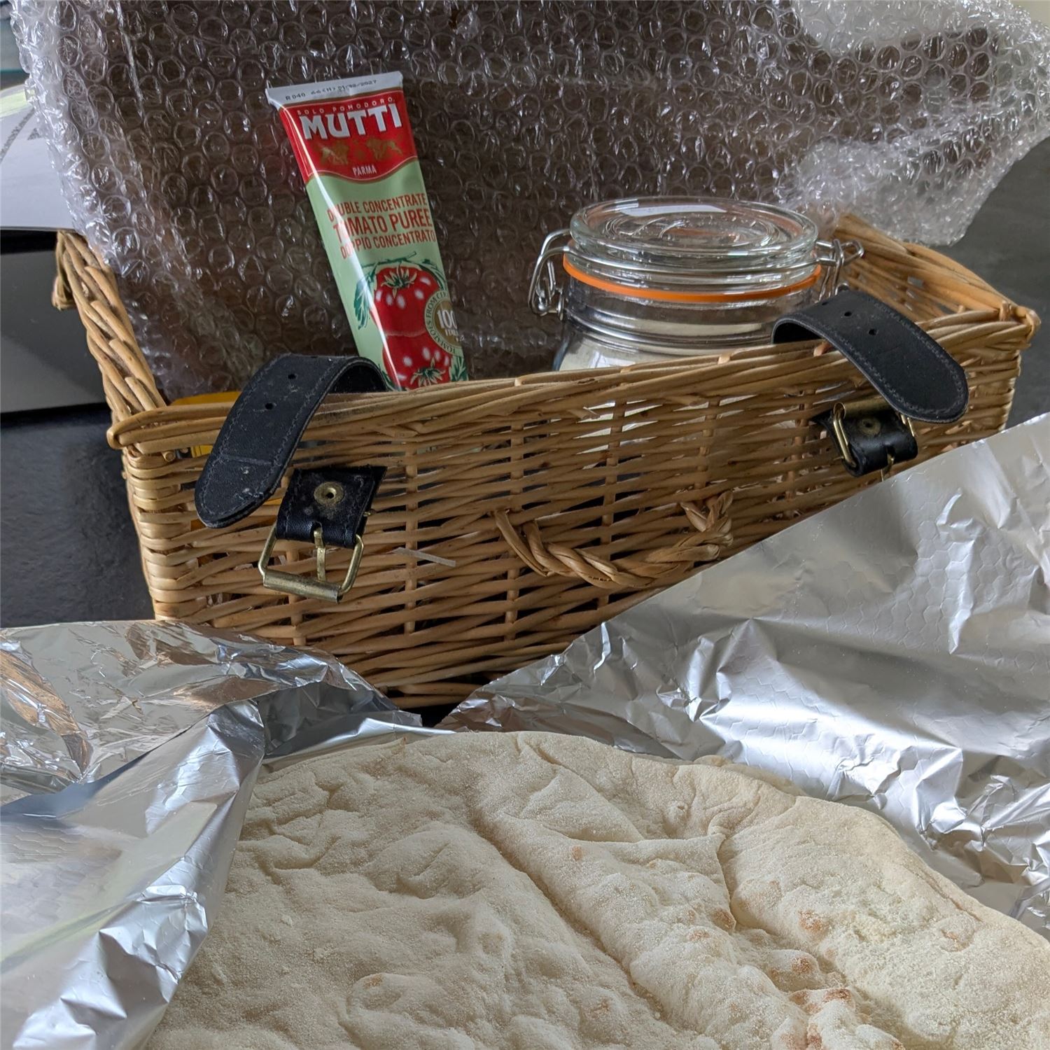 Ooni pizza oven. Pizza pack available to order, cook your own.