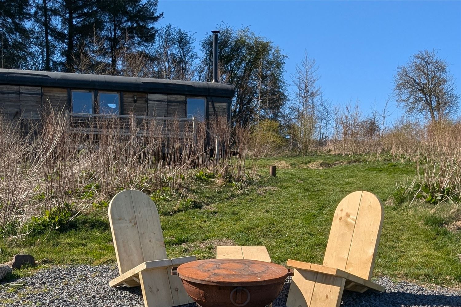 Outdoor living. Outdoor cooking. Kadai of course